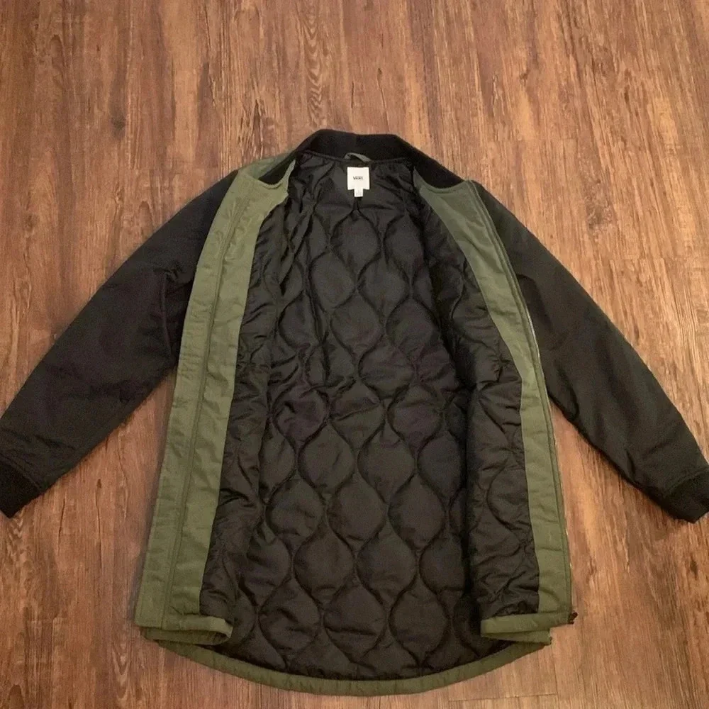 Vans Boom Olive Long Jacket Boom Olive Green NWT - Picture 5 of 14